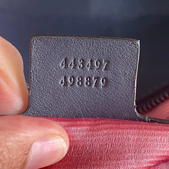 ❌SOLD❌Gucci GG Marmont Denim Pearl Small Flap Bag - Picture 12 of 14